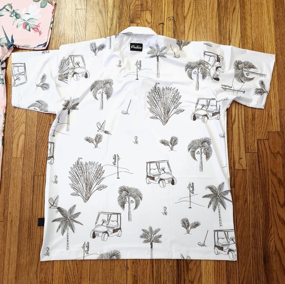 CONDOR Mens Performance Golf Polos Size XL Parrots Pink White Partner - Picture 9 of 10